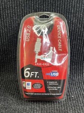 Brand NEW GE USB 2.0 Hi-Speed 6 FT. Foot Device Cable Printer Windows Macintosh picture