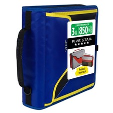 Zipper Binder 3 Inch D Ring 850 Sheet Cosmic Blast Five Star 292960M Case picture