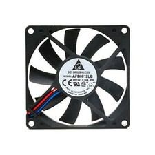 Delta AFB0812LB-F00 Quiet Slim Case Fan 80x80x15mm 24CFM 27.5dBA 2400RPM 3 pin picture