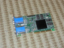Matrox 975-0201 MGI G45+MDHA32DB AGP Dual VGA Video Graphics Card picture