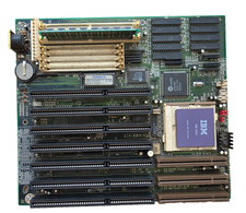 PCChips/Hsin Tech M912 v1.7 Socket 3 MB + IBM 486DX4-100 CPU + 16Mb RAM -TESTED- picture
