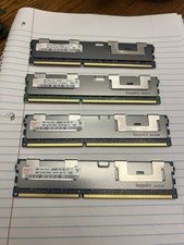 Hynix ECC 16GB Kit 4x4GB 2Rx4 PC3-10600R-9-10-E1 Server RAM HMT151R7TFR4C-H9 picture