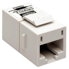 HUBBELL PREMISE WIRING SFC6W Inline Coupler,8,Cat6,White 22LV22 picture