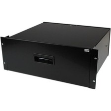 StarTech 4U Black Steel Storage Drawer for 19in Racks and Cabinets 4U Black picture