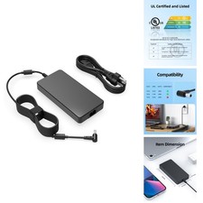 Superer AC Charger Fit for Asus Rog Strix G15 G17 G512 G712 Laptop - ADP195118T picture