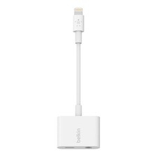 Belkin RockStar 3.5mm to Lightning Charge Adapter, White picture