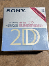 Sony MFD-2DD 3.5 Inch Micro Floppy Disk Double Density 10-Pack picture