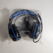iLive Black/Blue Over the Ear Gaming Headset Wired New with Built-In Mic picture