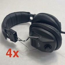 Califone 3068AV 3.5mm Plug Black Switchable Stereo Lot of 4 picture