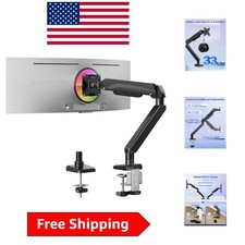 Alloy Steel Full Motion Monitor Mount - Supports 4.4-33 lbs with C-Clamp Base picture