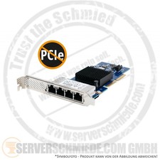 Lenovo Intel I350-T4 Quad Port 4x 1GbE Copper Network Ethernet RJ-45 Server Con picture
