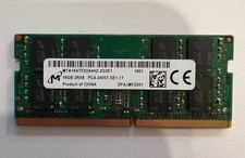 MICRON 16GB 2400MHZ PC4-19200 NON-ECC 1.2V SODIMM 2RX8 LAPTOP MEMORY - GREEN picture