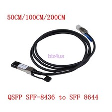 12Gbps QSFP SFF 8436 to Mini SAS SFF 8644 External Mini SAS Cable 0.5~2 Meters picture
