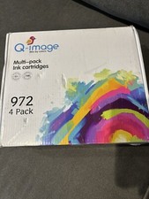 NEW Q- Image Multi Pack Ink Cartridges 972 4 Pack Black, Yellow, Cyan, Magenta picture