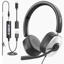 Wantek USB Headset with Microphone, Noise Cancelling Computer Headset picture