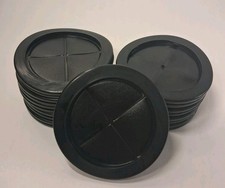 10Pcs Black Rubber Double Sided Round Grommet picture
