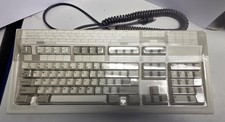 1986 IBM Model M Buckling Spring Keyboard 1390120 Silver Square Badge ++ picture