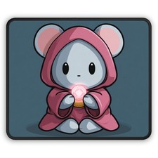 Cute Mystic Mouse Mage Gaming Mouse Pad | Kawaii Wizardry picture