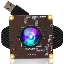 ELP 5MP Global Shutter 50fps USB Camera Module for mini size, gold grown picture