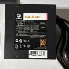 Apexgaming AX-550 550W ATX Power Supply 80 Plus Bronze, 24 Pin, SATA, PCIe picture