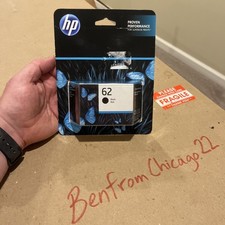 Genuine HP 62 Black Ink Cartridge C2P04AN Expired Feb 2024 OEM Brand New Sealed picture