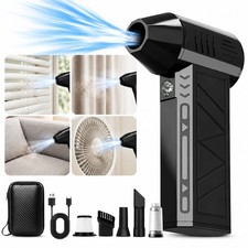 Compressed Air Duster Rechargeable 130000RPM Electric Air Blower for PC Car Home picture