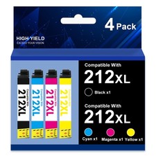 212XL T212XL Ink Cartridges For Epson WorkForce WF-2830 WF-2850 XP-4100 XP-4105 picture