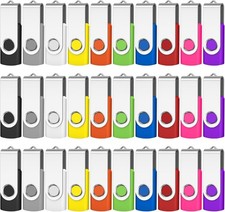 Kootion 30PCS 16GB USB2.0 Metal Swivel Multicolor Flash Memory Stick PenDrive picture
