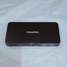 VisionTek VT200 Dual Display USB-C Docking Station with Power Passthrough -... picture
