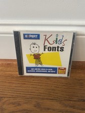 Vintage Expert Software Kids Fonts Windows 95 & 3.1 New Sealed 1996 picture