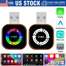 2026 Newest CarPlay Adapter Wireless CarPlay Auto Mirror Link 4 IN 1 Plug & Play picture
