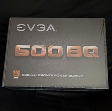 NEW SEALED - EVGA 600 BQ PSU (80 Plus Bronze 600W Power Supply) -  picture