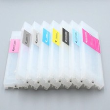 9*350ml T5631-T5639 Empty Ink Cartridge with Chip for Epson 7800 9800 7880 9880 picture