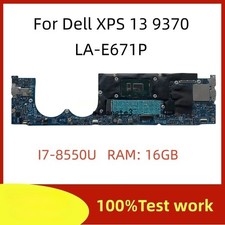 LA-E671P For Dell Laptop Motherboard W970W with I7-8550U CPU 16GB 100% Tested OK picture