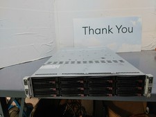 Supermicro SuperServer 827-16 6028TR-HTR 4 Node Server with X10DRT-H MB 12 Trays picture