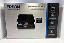 Epson Perfection V39 II Flatbed Photo Document Scanner 4800 DPI Open Box NEW picture