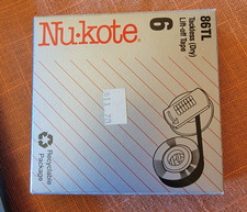 Nukote 6 - Nu.kote - Nu-kote - Tackless Lift Off Tape NIP 86TL - Ink Ribbon GB62 picture