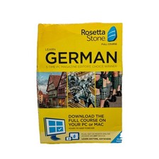 Rosetta Stone Learn German Home/Office Software picture