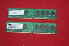 2 x 512MB RAM for Desktop DDR2 ProMOS V916764K24QCFW-G6 800Mhz 6400U (1GB Total) picture