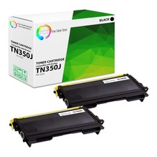 2Pk TCT Prem TN-350 Black Jumbo For Brother HL 2030 2040 Compatible Toner picture