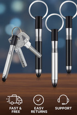 Outus 4 Pack Mini Stylus Pen 3-in-1 Keychain Capacitive Pen for Phone Tablet picture