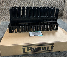 Panduit 16857246L 0158 Black Base Wiring Duct, Double-Sided picture