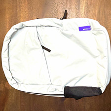 WEXLEY Gray Solid Laptop Backpack with Zippered Compartments picture