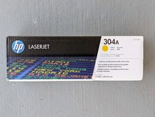 HP 304A Yellow Original LaserJet Toner Cartridge CC532A Genuine OEM Sealed picture
