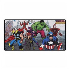 Marvel Superheroes Avengers Deadpool And Wolverine Vintage Comic Art Mouse Pad picture
