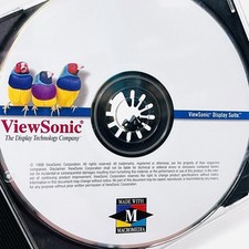 ViewSonic Display Suite Software Utility Made with Macromedia 1998 Vtg Tech picture