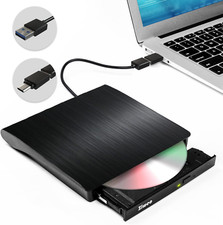 External DVD Drive USB C SuperDrive for Apple, Slot-in CD Drive for Mac, Port... picture