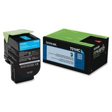 Lexmark 701HC Cyan Laser Toner Cartridge for CS310 CS410 CS510 picture