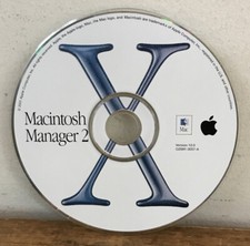 Vintage 2001 Apple Mac Macintosh Manager 2 Software Disc Version 10.0 picture