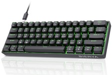 DK61se 60 Mechanical Keyboard Wired Gaming Red Switches LED Backlit 61 Keys picture